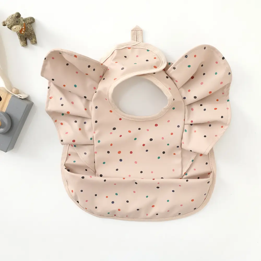 Denim Baby Food Bag with Angel Wings Embroidery - Image 34