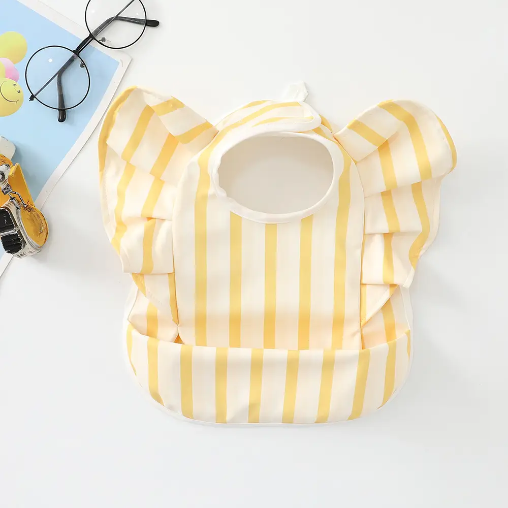 Denim Baby Food Bag with Angel Wings Embroidery - Image 36