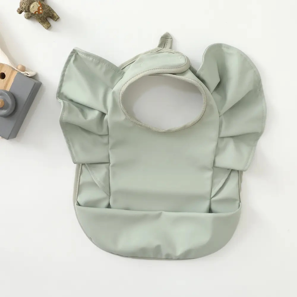 Denim Baby Food Bag with Angel Wings Embroidery - Image 43