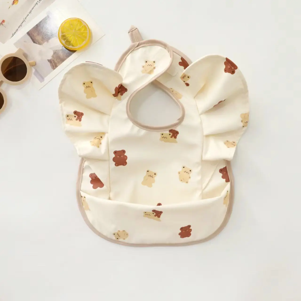 Denim Baby Food Bag with Angel Wings Embroidery - Image 46