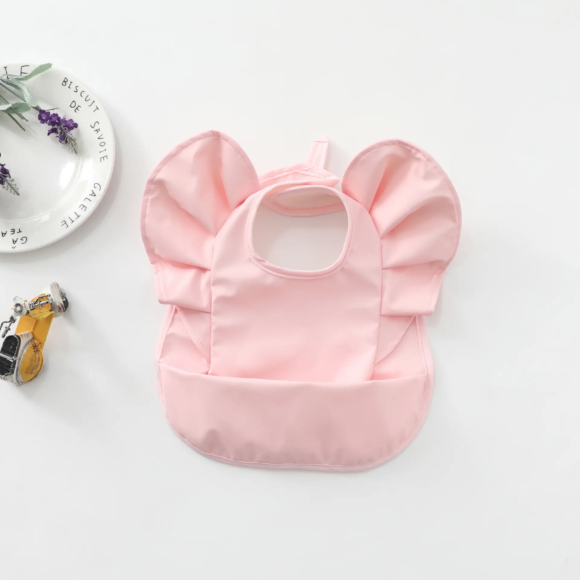 Denim Baby Food Bag with Angel Wings Embroidery - Image 48