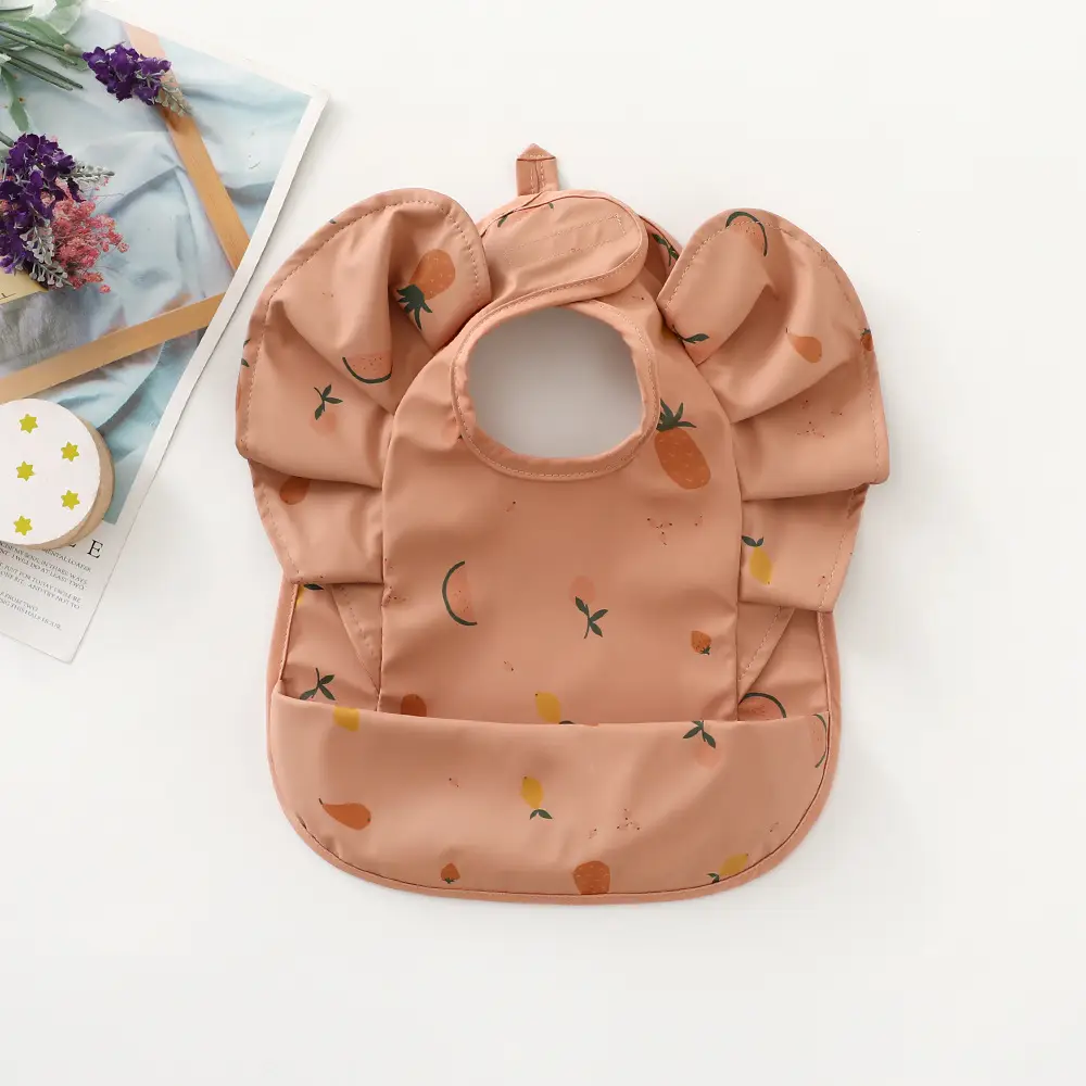 Denim Baby Food Bag with Angel Wings Embroidery - Image 58