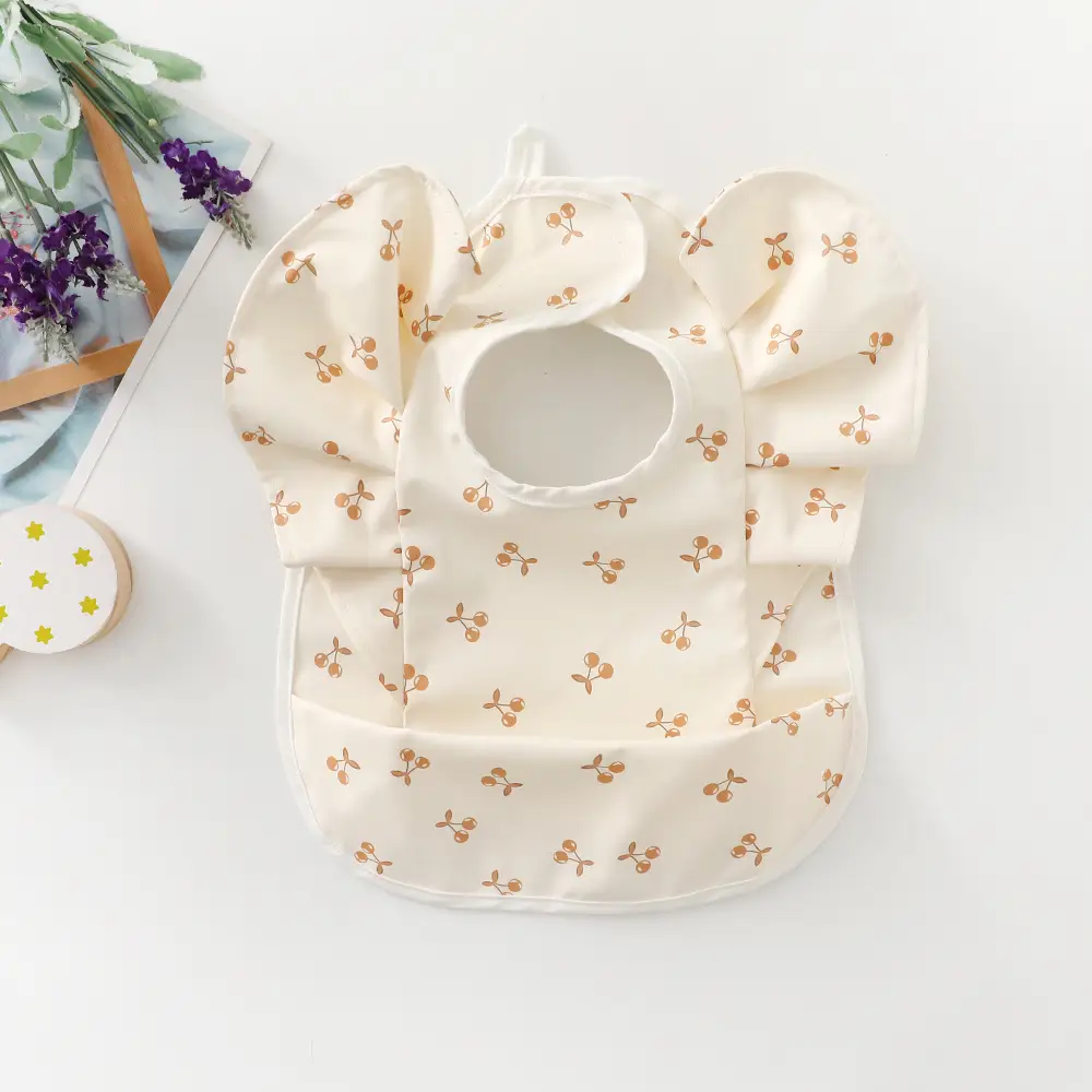Denim Baby Food Bag with Angel Wings Embroidery - Image 62