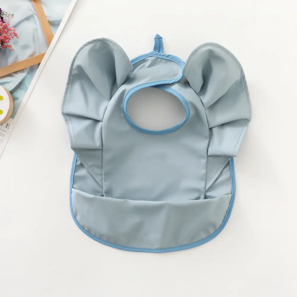 Denim Baby Food Bag with Angel Wings Embroidery - Image 63