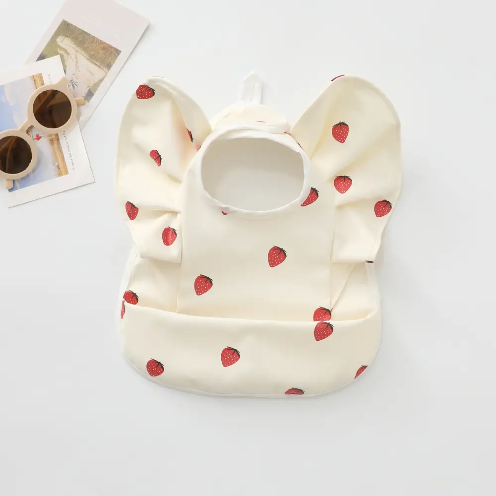 Denim Baby Food Bag with Angel Wings Embroidery - Image 68