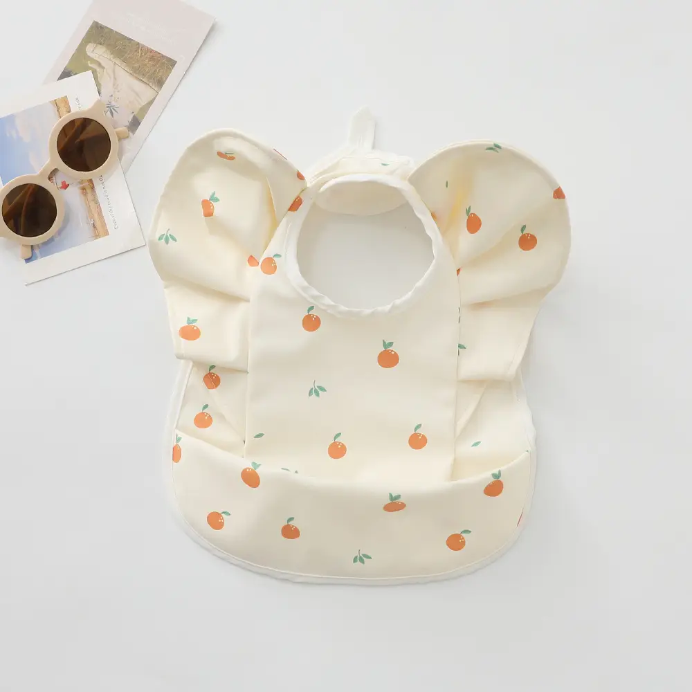 Denim Baby Food Bag with Angel Wings Embroidery - Image 69