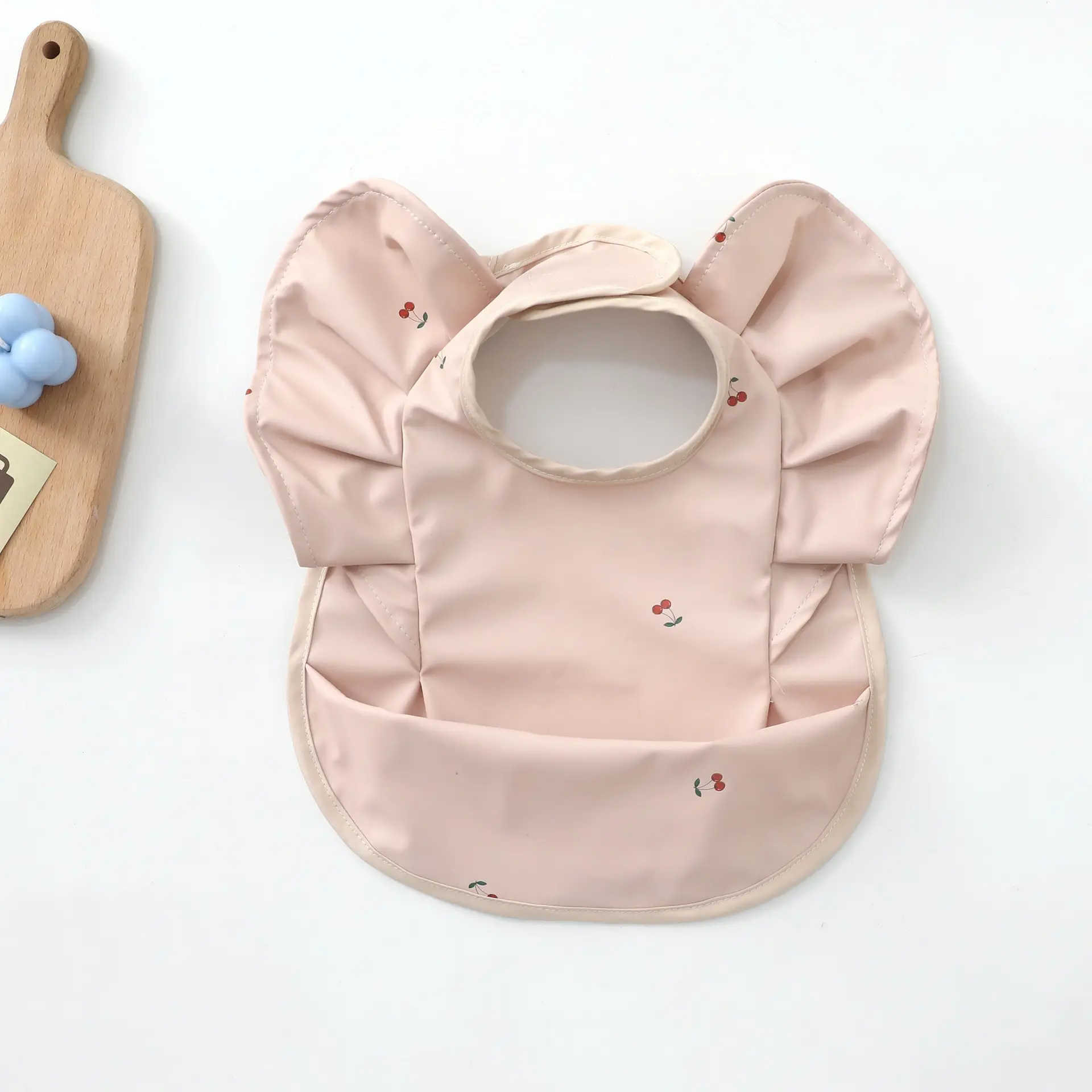 Denim Baby Food Bag with Angel Wings Embroidery - Image 70