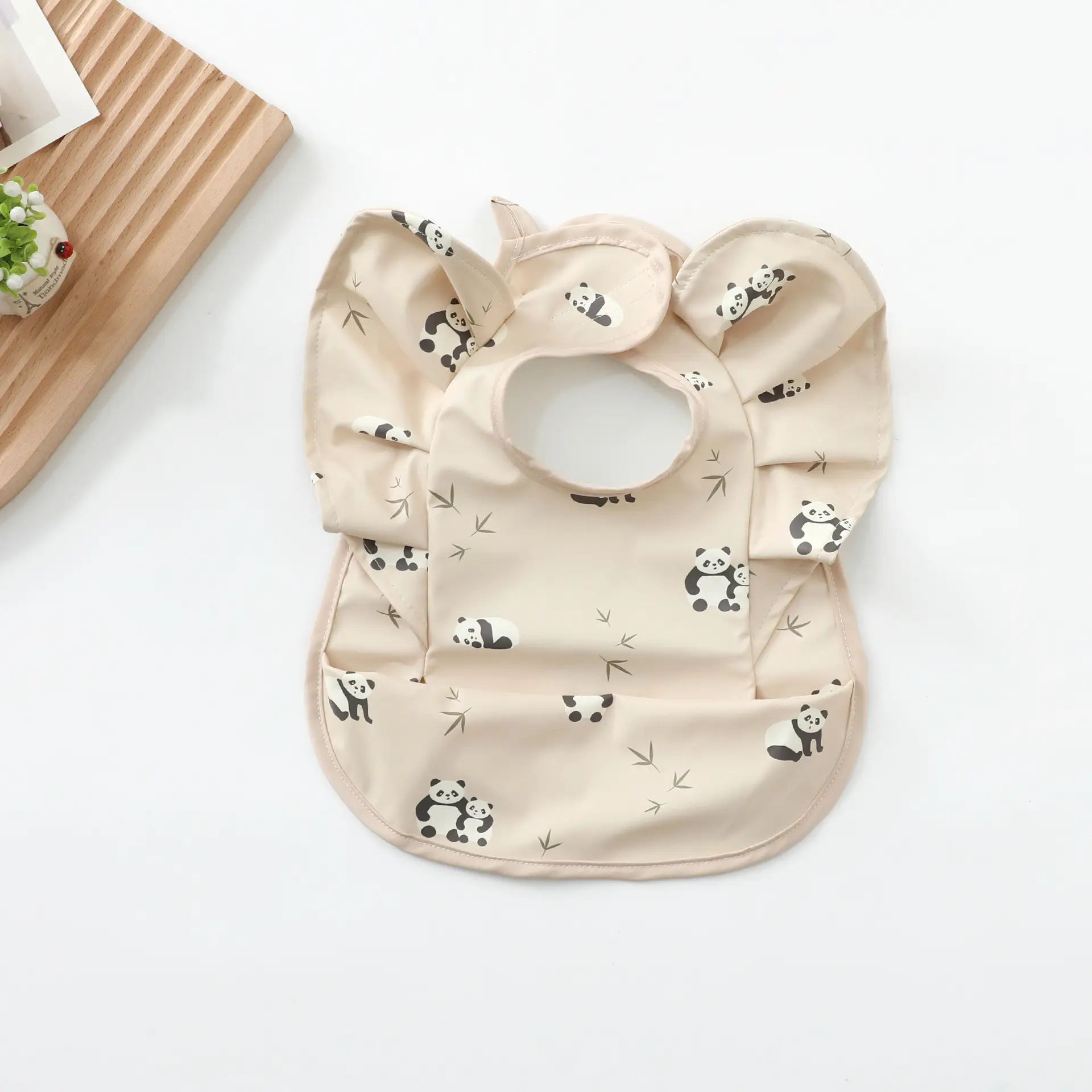 Denim Baby Food Bag with Angel Wings Embroidery - Image 75
