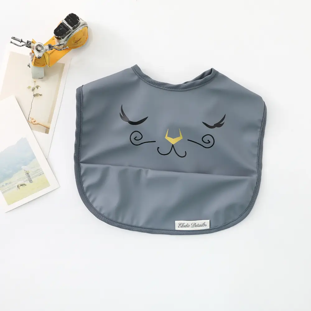 Denim Baby Food Bag with Angel Wings Embroidery - Image 8