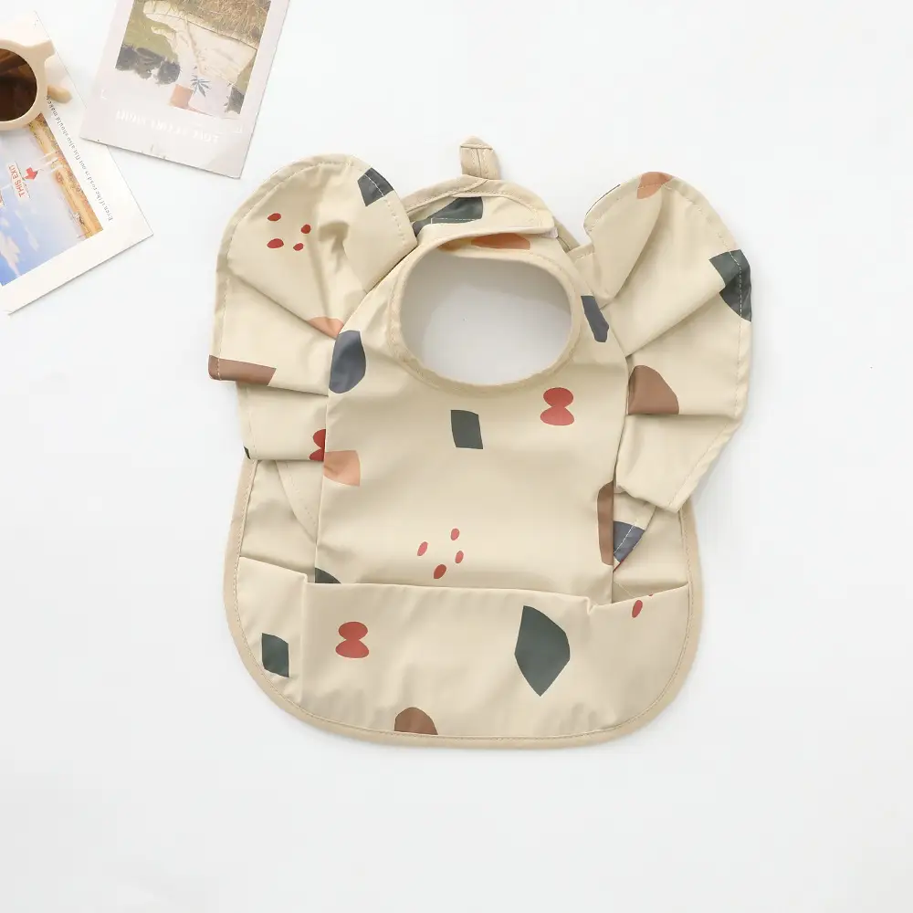 Denim Baby Food Bag with Angel Wings Embroidery - Image 80