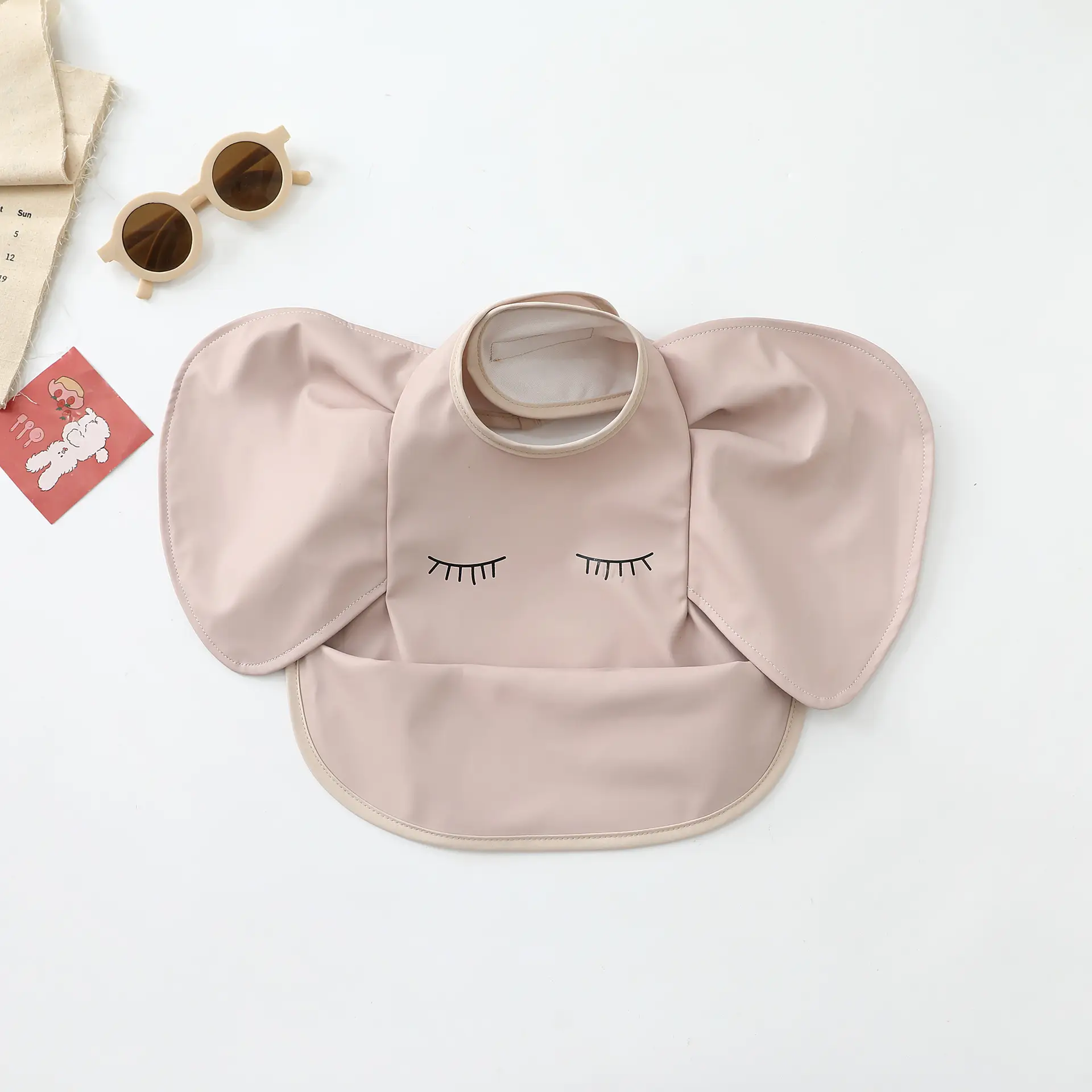 Denim Baby Food Bag with Angel Wings Embroidery - Image 82