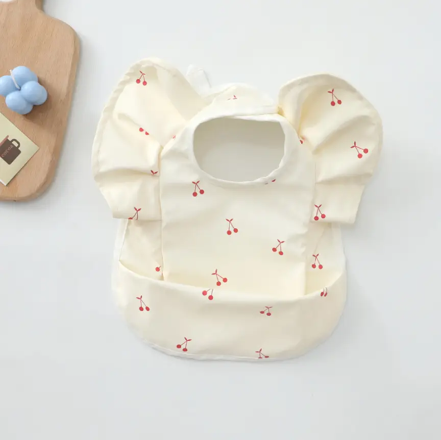 Denim Baby Food Bag with Angel Wings Embroidery - Image 92