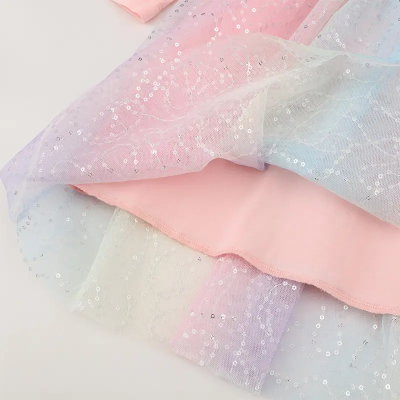 Princess Mesh Long Sleeve Dress for Girls 2025 - Image 5