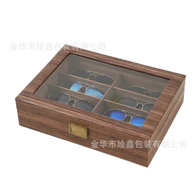 Multi-Compartment Sunglasses Storage Box for Men - Image 11