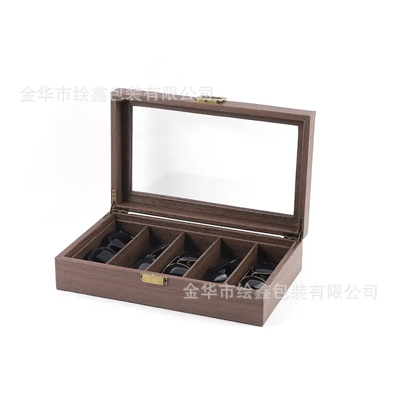 Multi-Compartment Sunglasses Storage Box for Men - Image 19