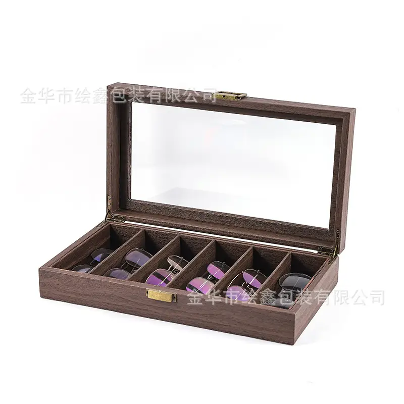 Multi-Compartment Sunglasses Storage Box for Men - Image 20