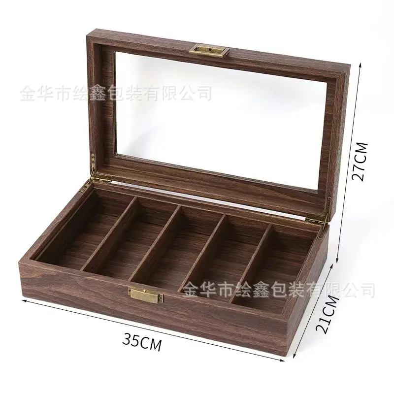 Multi-Compartment Sunglasses Storage Box for Men - Image 9