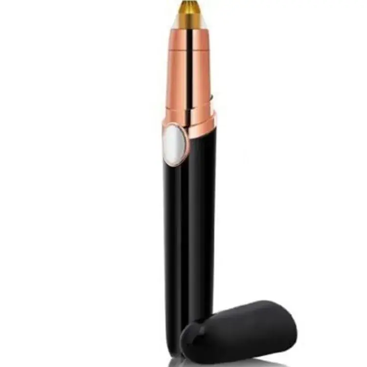 Electric Eyebrow Trimmer for Women Rose Gold Black - Image 8