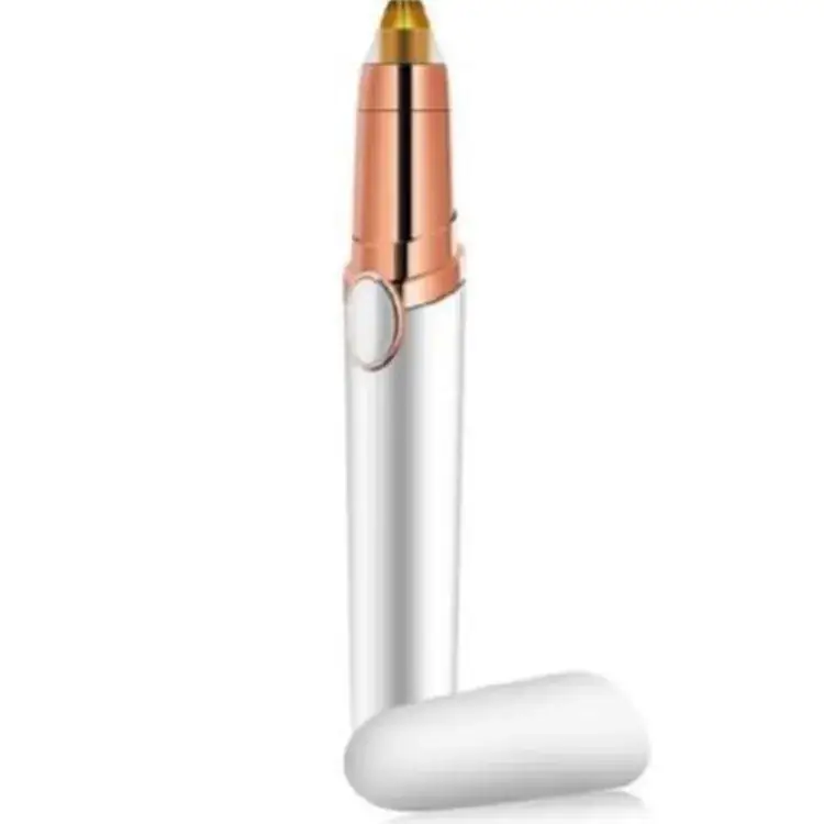 Electric Eyebrow Trimmer for Women Rose Gold Black - Image 9