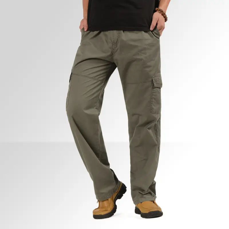 Men's Fleece-Lined Tooling Pants Large Grey - Image 5
