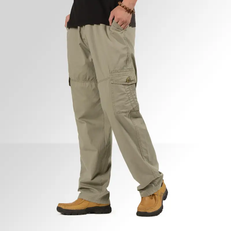 Men's Fleece-Lined Tooling Pants Large Grey - Image 7