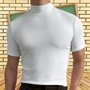 Men Black Slim Fit Pleated Shirt with Short Sleeves — feature 27
