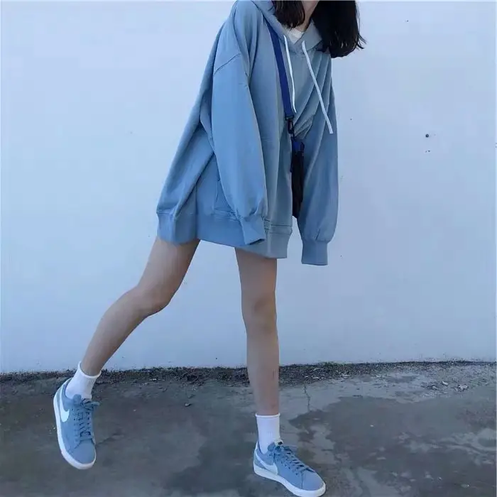 Women Pink Hooded Sweatshirt 2025 New Model — feature 10
