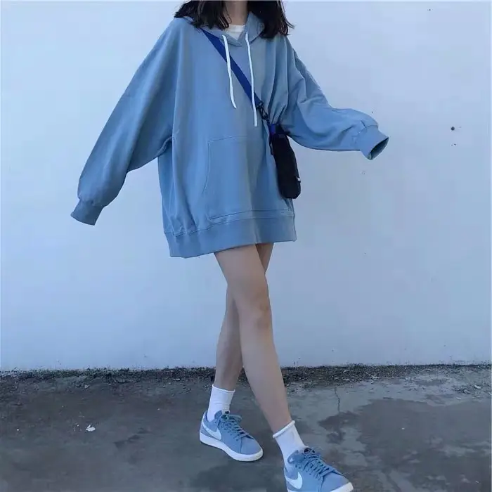 Women Pink Hooded Sweatshirt 2025 New Model — feature 11