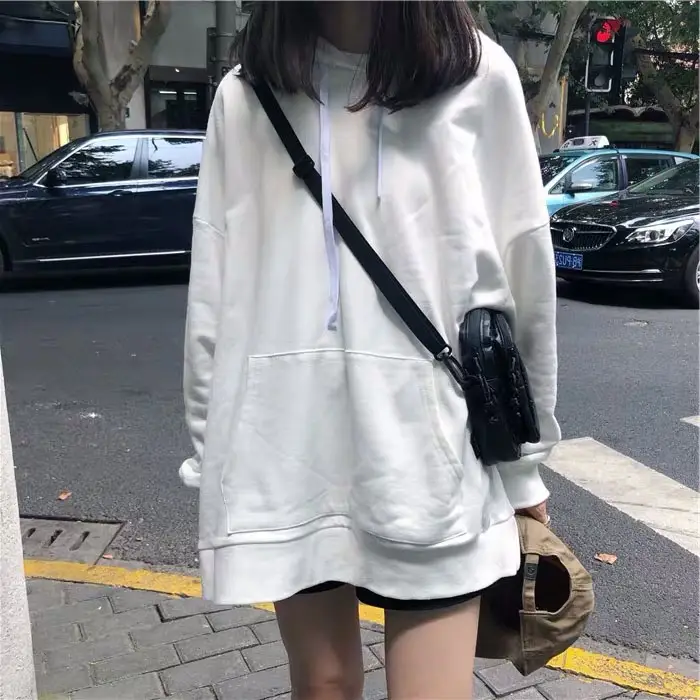Women Pink Hooded Sweatshirt 2025 New Model — feature 2