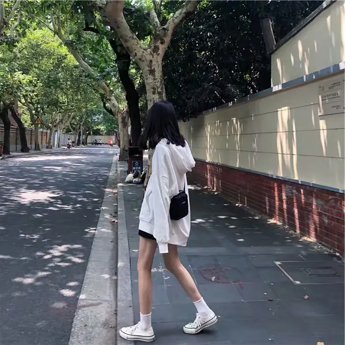 Women Pink Hooded Sweatshirt 2025 New Model — feature 7