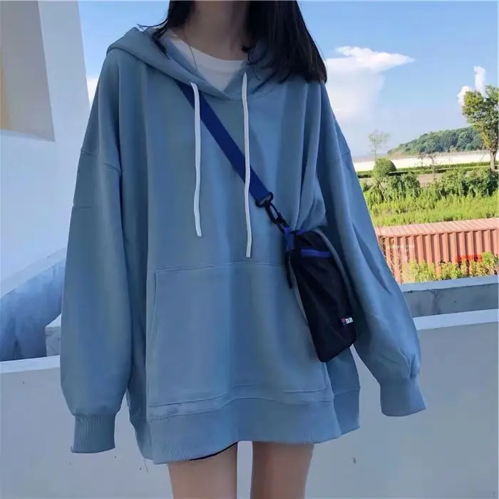 Women Pink Hooded Sweatshirt 2025 New Model — feature 8