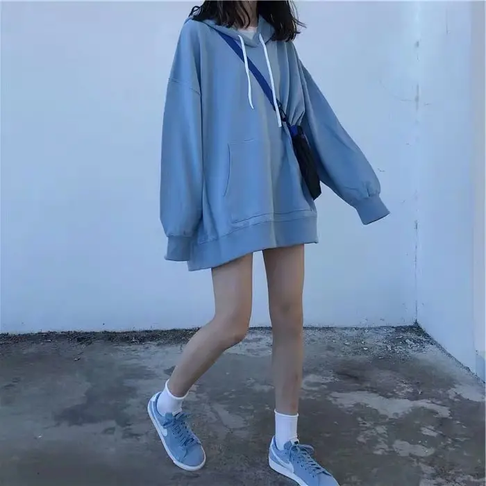 Women Pink Hooded Sweatshirt 2025 New Model — feature 9