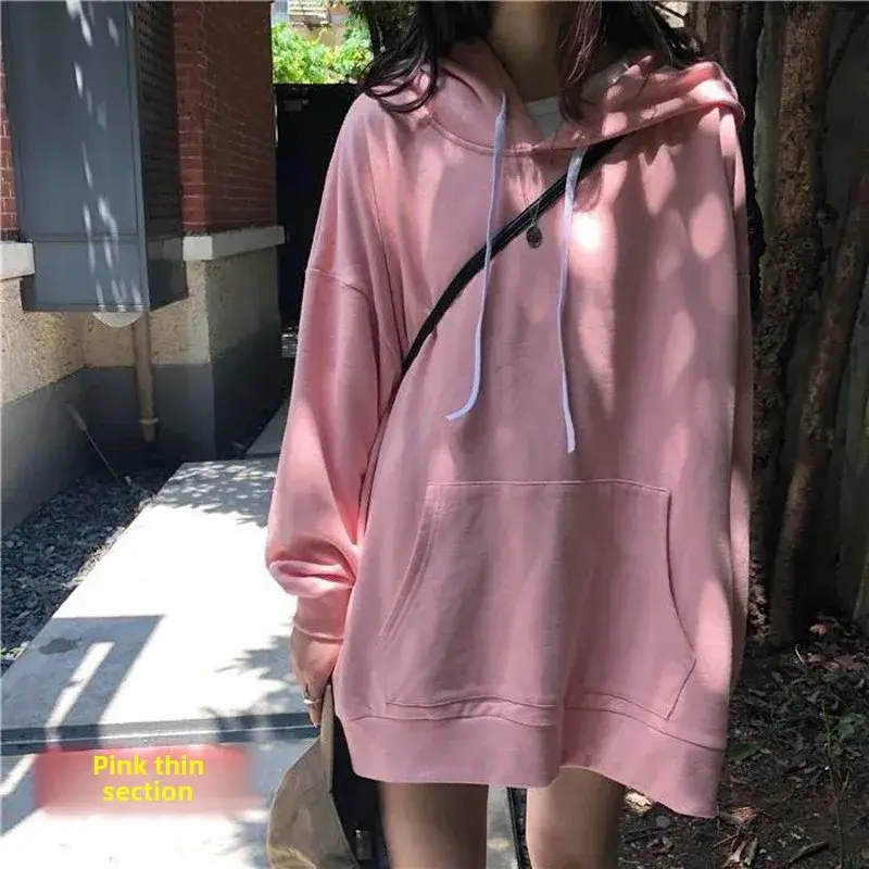 Women Pink Hooded Sweatshirt 2025 New Model - Image 36