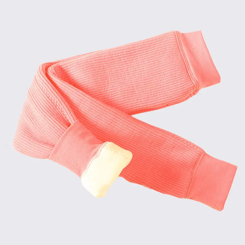Girls' 3D Fleece Leggings Winter Warmth No Excess