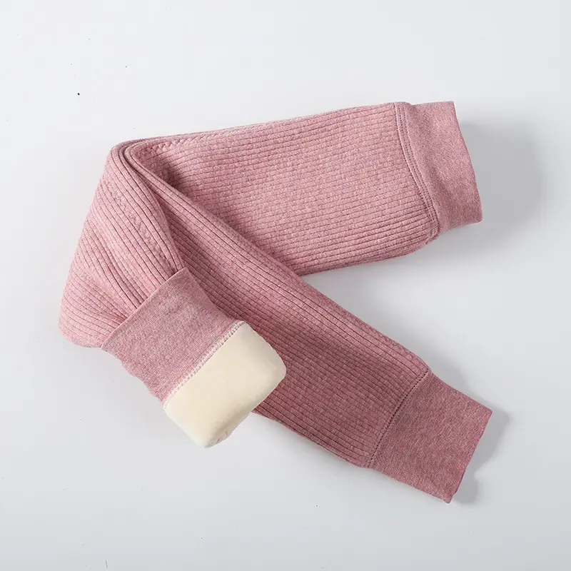 Girls' 3D Fleece Leggings Winter Warmth No Excess