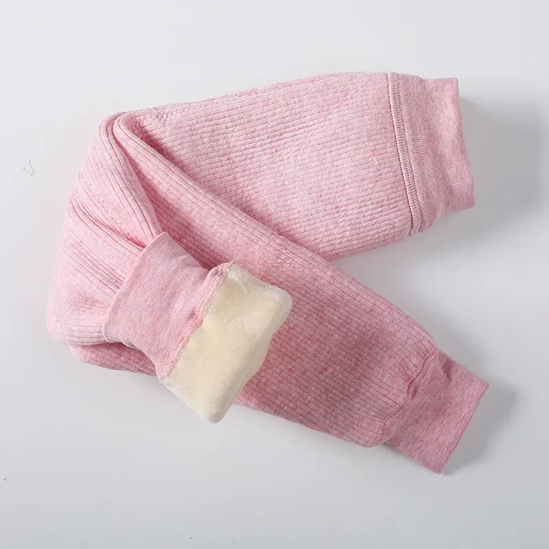 Girls' 3D Fleece Leggings Winter Warmth No Excess