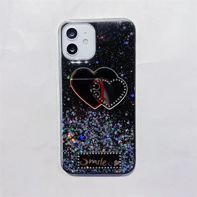 Pink Glitter Drop X30 Y20 Soft Phone Cover - Image 25