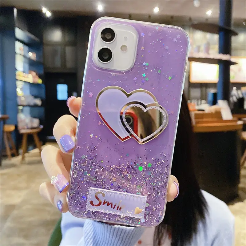 Pink Glitter Drop X30 Y20 Soft Phone Cover - Image 10