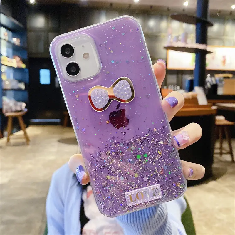 Pink Glitter Drop X30 Y20 Soft Phone Cover - Image 15