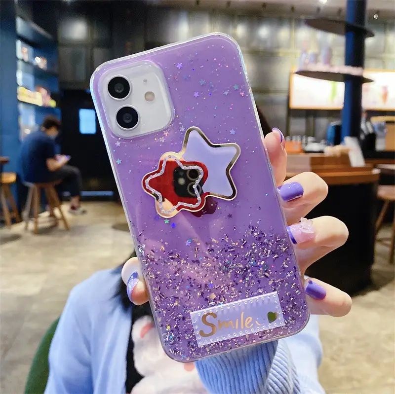 Pink Glitter Drop X30 Y20 Soft Phone Cover - Image 20