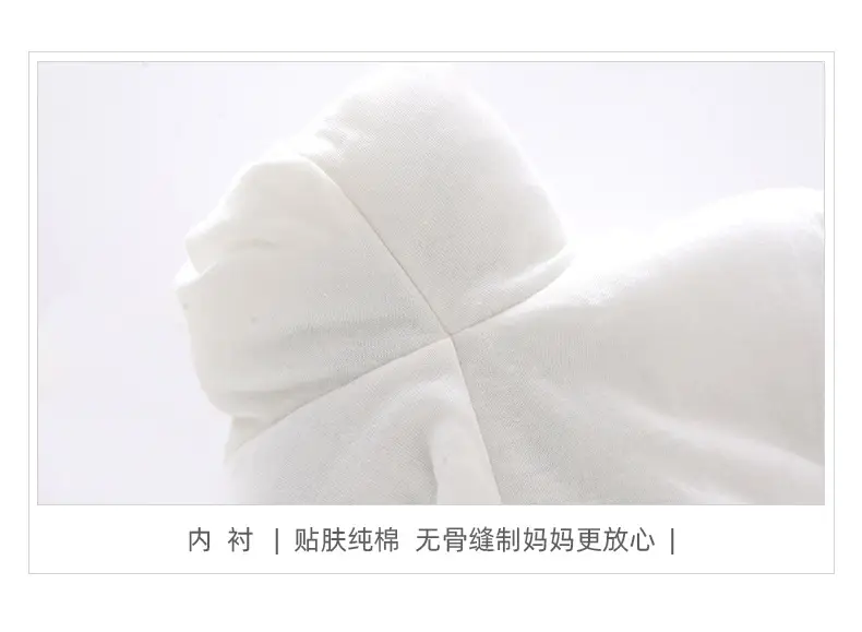 Baby Cotton Padded Jumpsuit Light Blue Winter Warm — feature 14