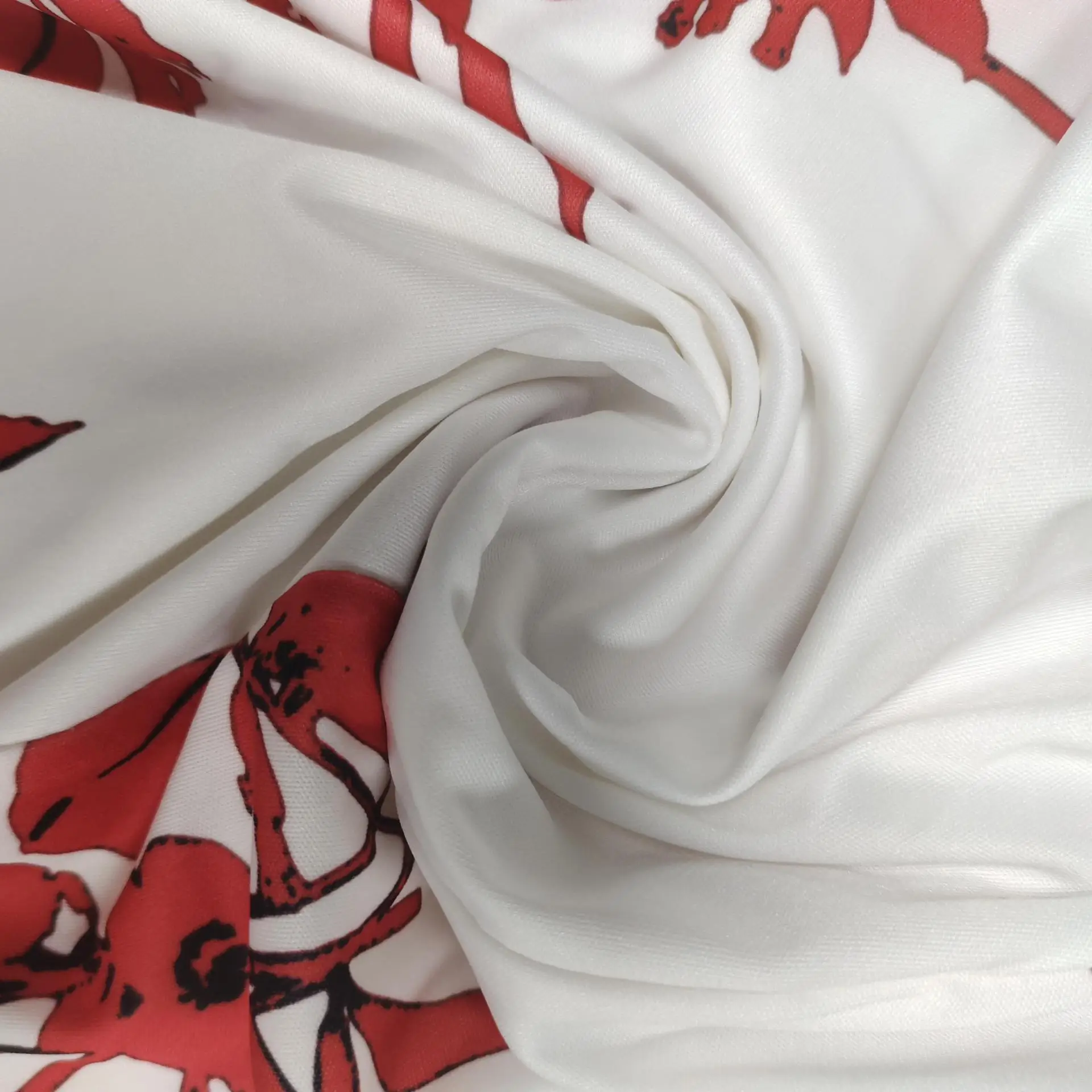 2026 Women's Red Floral Off-Shoulder Slit Dress — feature 22