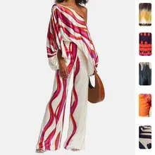 2026 Women's Red Floral Off-Shoulder Slit Dress — feature 42