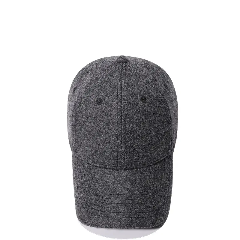 Men's Wool Cap Black XL Winter Warm - Image 6
