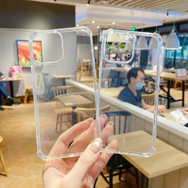 Transparent TPU Gold Armor iPhone 17 Case - Image 6