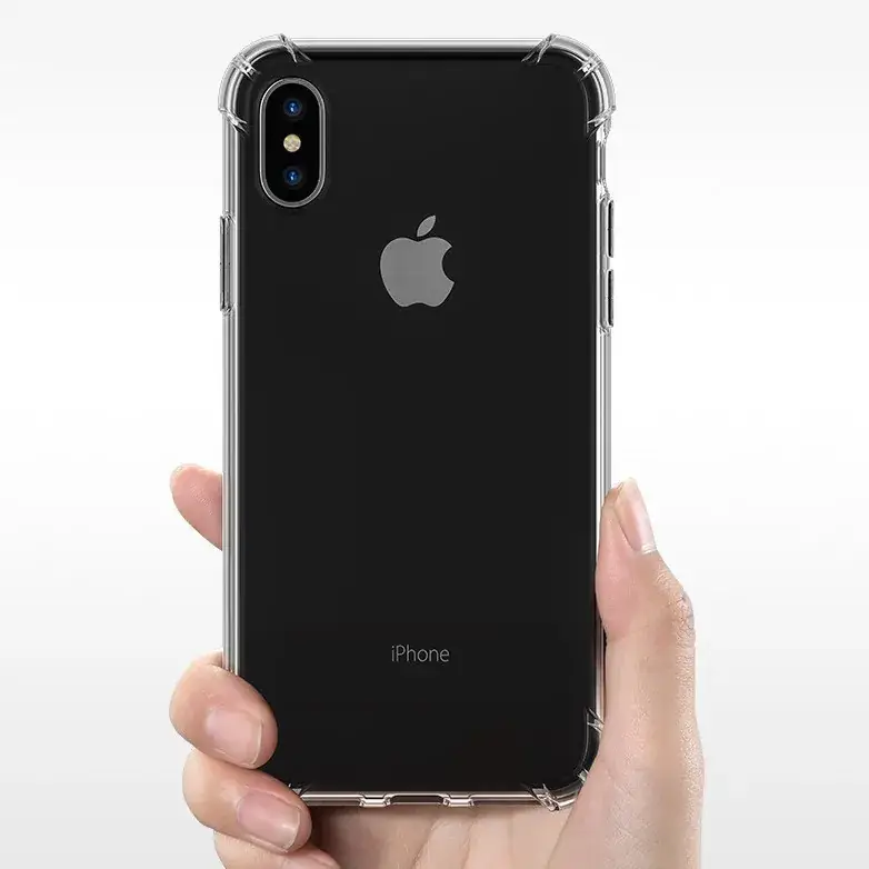 Transparent TPU Gold Armor iPhone 17 Case - Image 9