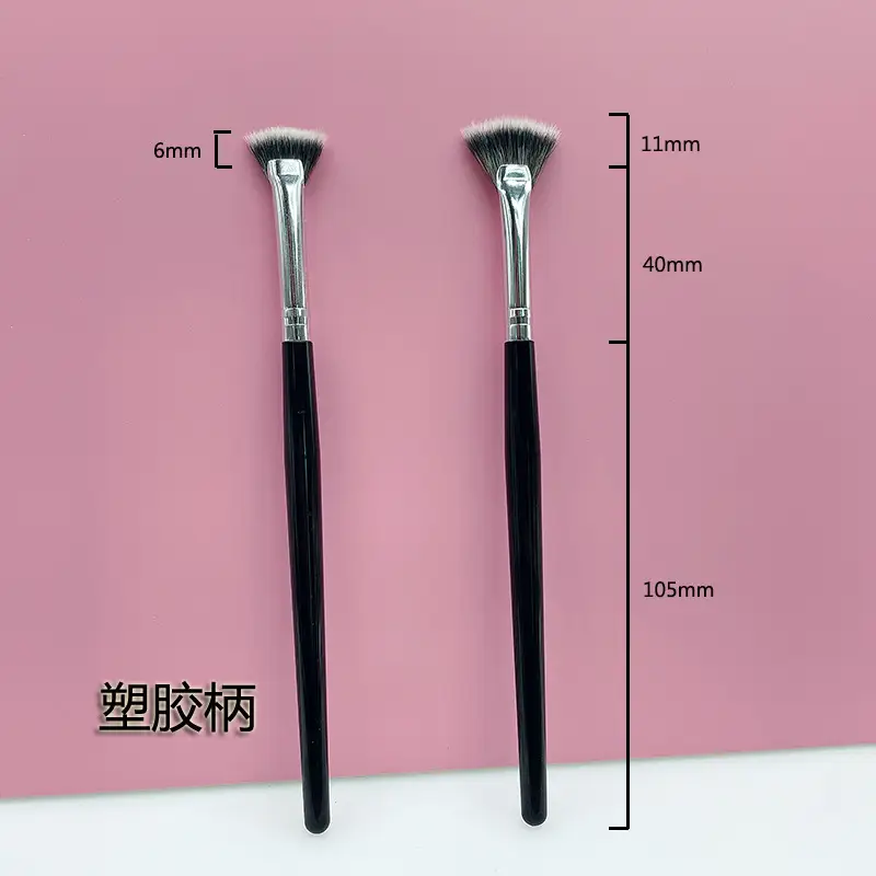 Danielle 36 Up Down Eyelash Brush Flat Head Highlighter - Image 2