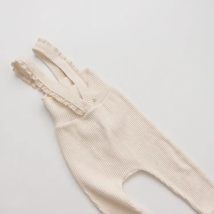 Stylish Knitted Baby Pants in Pink & Brown - Image 3