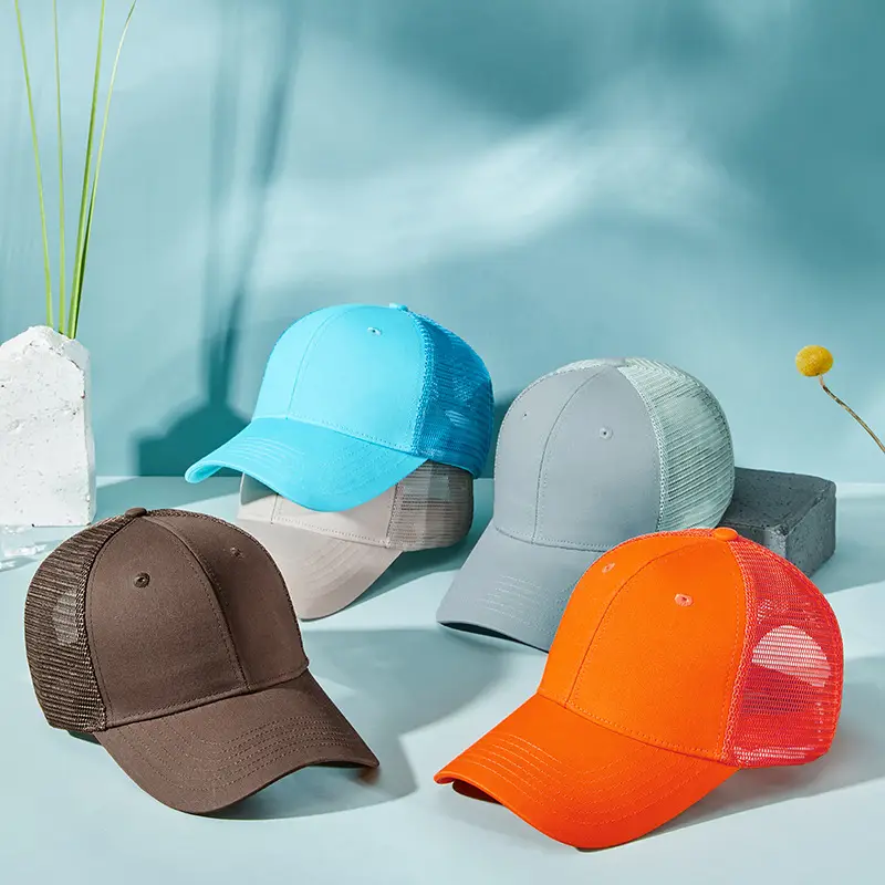 Pink Mesh Sunscreen Cap for Men Women - Image 12