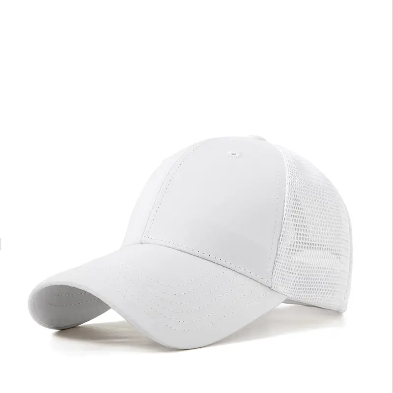 Pink Mesh Sunscreen Cap for Men Women - Image 2
